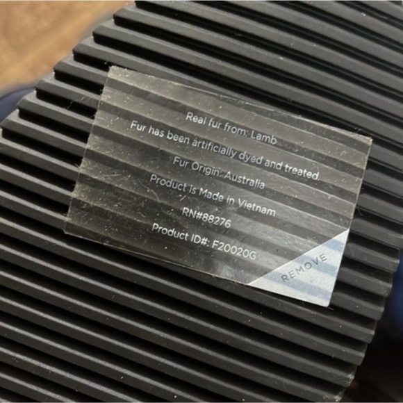 UGG Claire Tabouret watercolor shearling knee high wedge boot. RARE - Picture 5 of 6